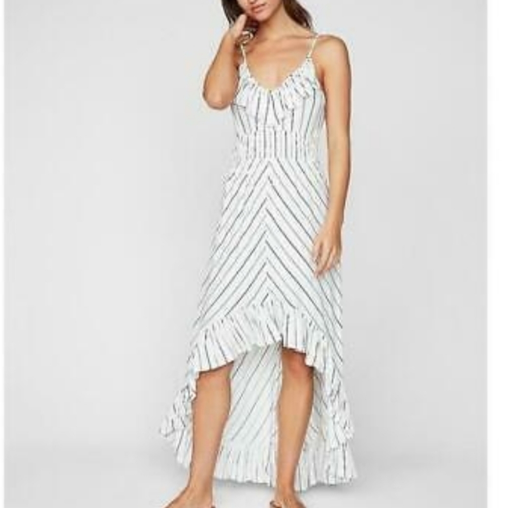 Express Hi-Lo Cut-Out Maxi Dress/ size xs